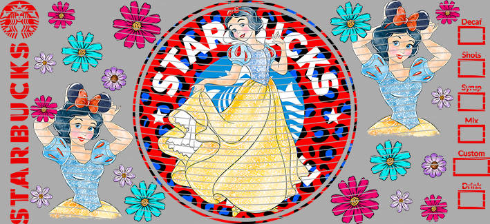16oz Disney style-D-2363